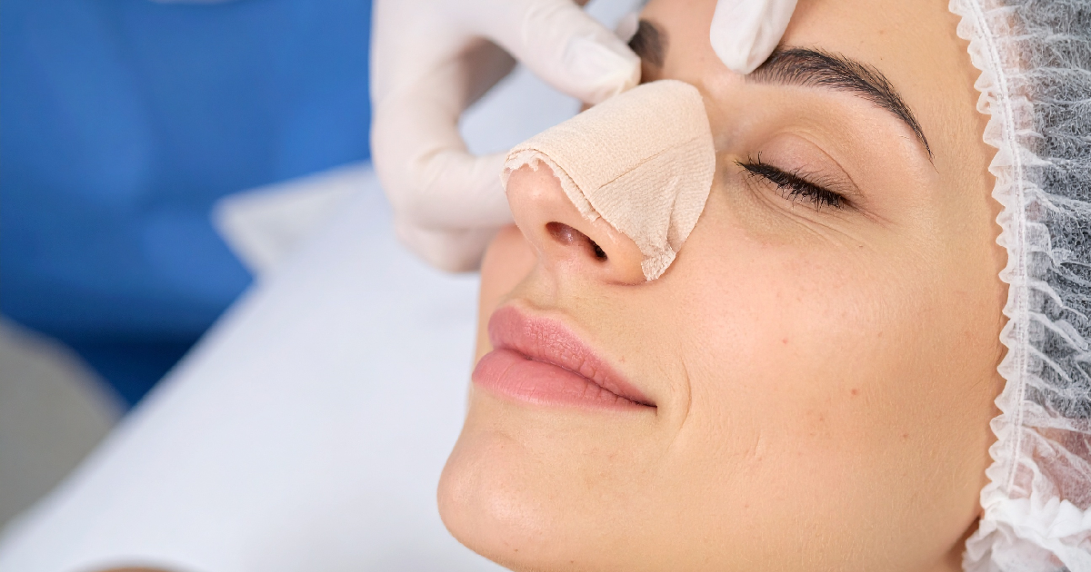 Women receiving Nose Surgery in Commerce, GA